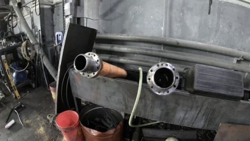 выхлопные трубы под турбину he221w, прямоток на v8, выхлопная труба, автозапчасть, водяная рубашка для печки на отработке