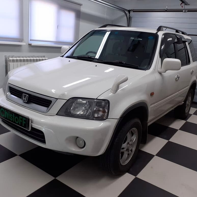 honda cr-v 1997 белая, белый хонда cr-v 1997, honda cr-v, honda cr v 1998 2.0, Honda CR-V I Рестайлинг