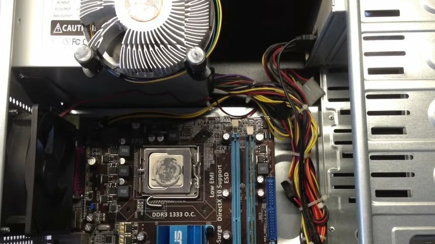 материнская плата 775 сокет ddr3, системный блок, компьютер, подключение материнской платы асус p8h77-v к блоку питания, материнская плата asrock n68 провода