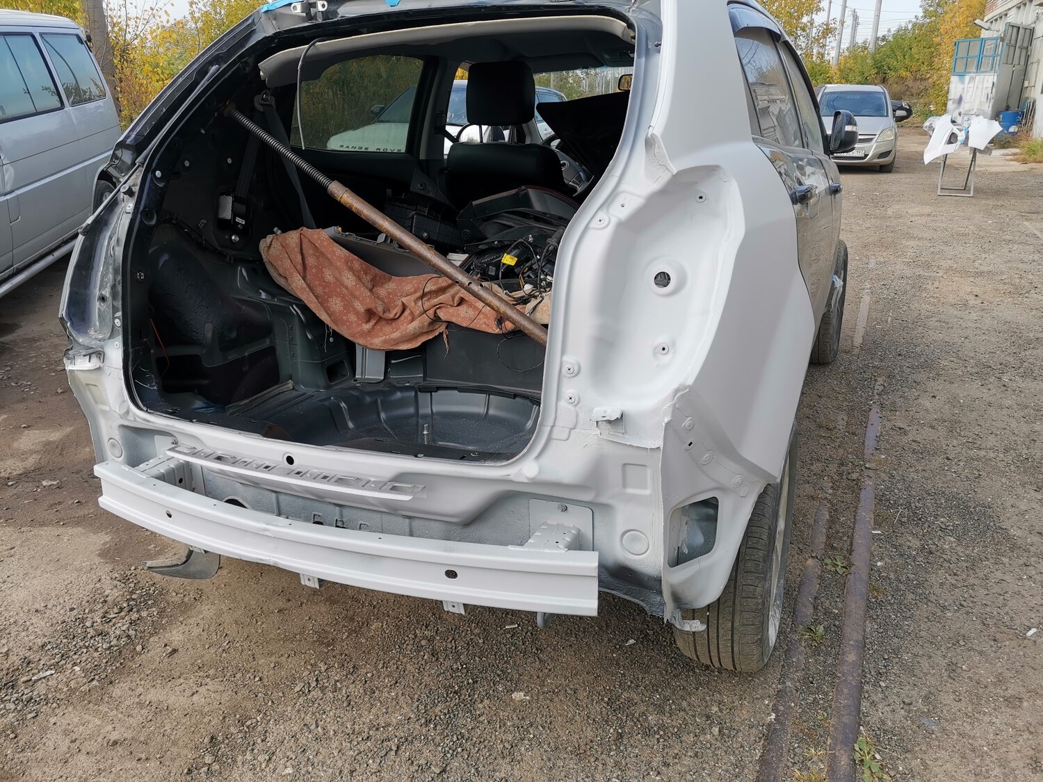 автомобиль, авто, голый кузов рекстона, кузов, кузов хонда капа распил