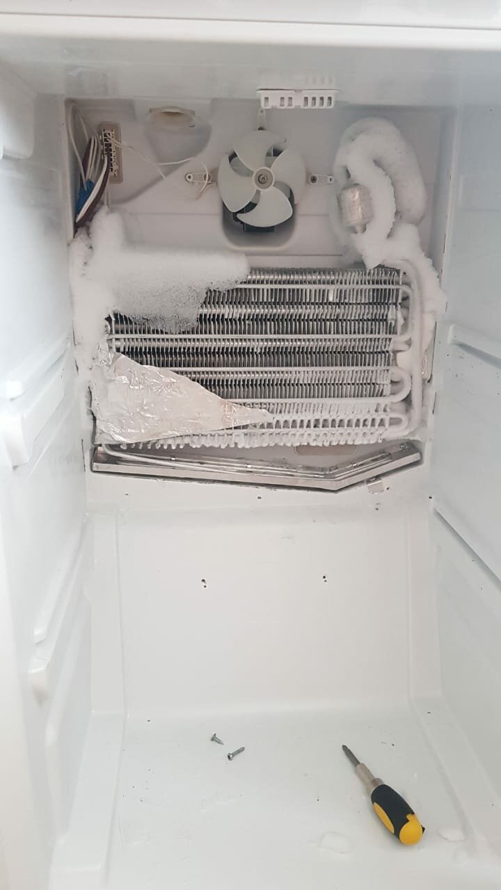 бытовая техника, холодильник, испаритель ноу фрост индезит, бытовая техника холодильник, ремонт бытовая техника