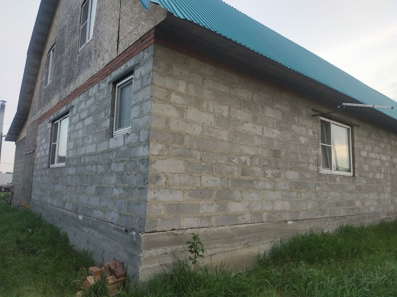 дом из блоков, дом, дом из пеноблоков, недорогие дома, загородный дом