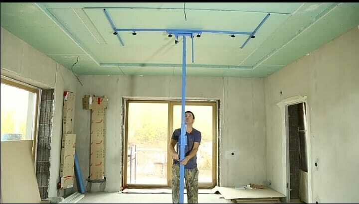 ламинированный гипсокартон на потолок, монтаж гипсокартона, потолки в офис из влагостойкого гипрока?, гипсокартон, черновой потолок из гипсокартона