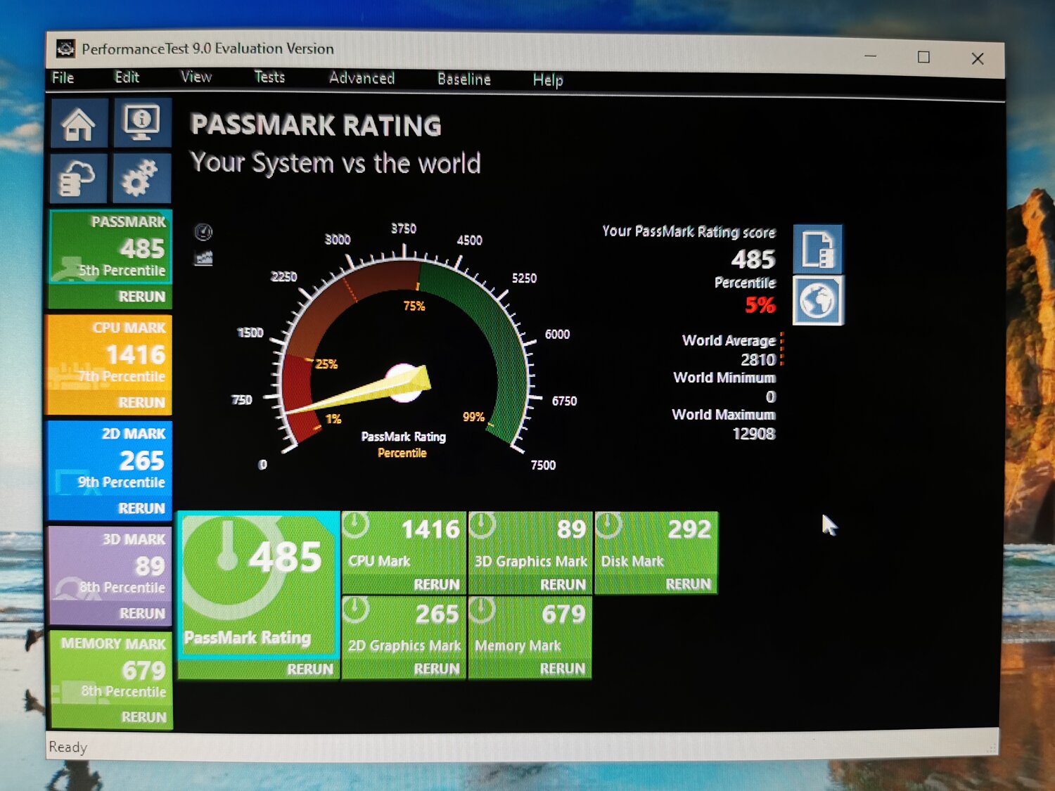 passmark, passmark performance test, passmark performancetest 10.0.1008, passmark cpu mark, wx4150 passmark
