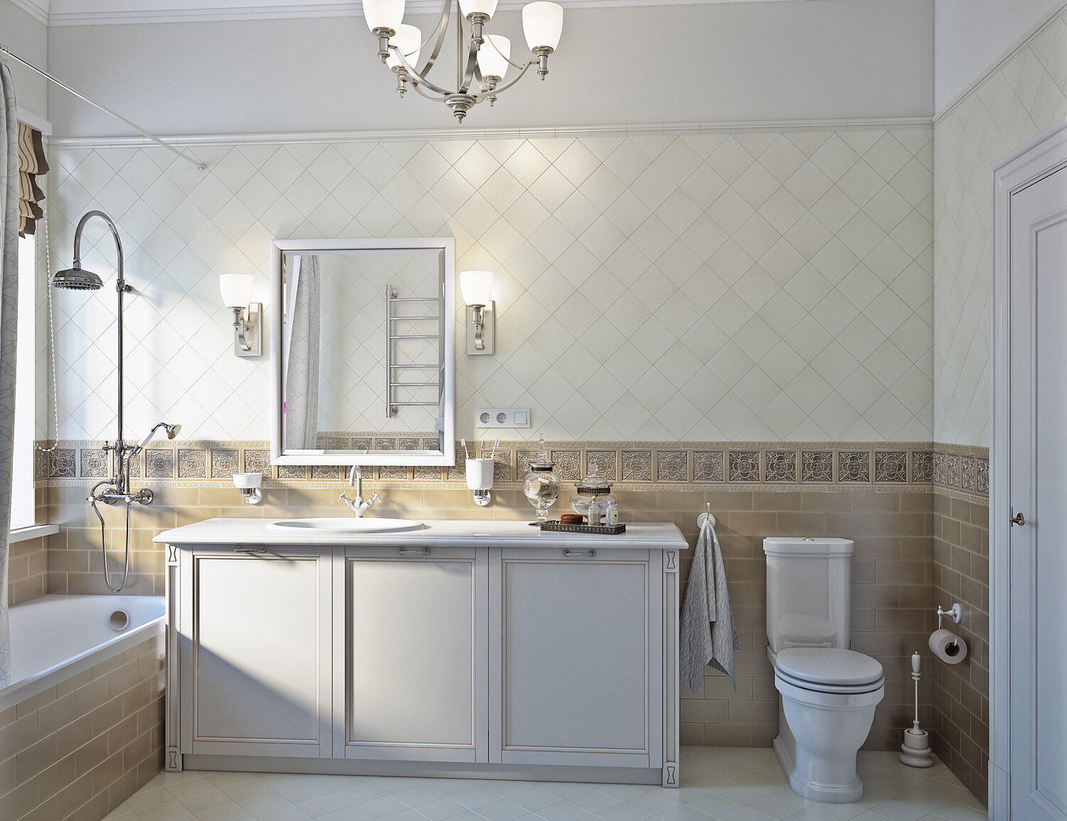 ванная комната, плитка для ванной прованс, ванная комната в стиле, ванная в стиле, интерьеры ванных комнат