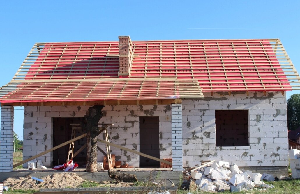 пристройка из пеноблоков, газобетонный дом, строительство домов из газобетона, дом из газобетона, газобетон дом
