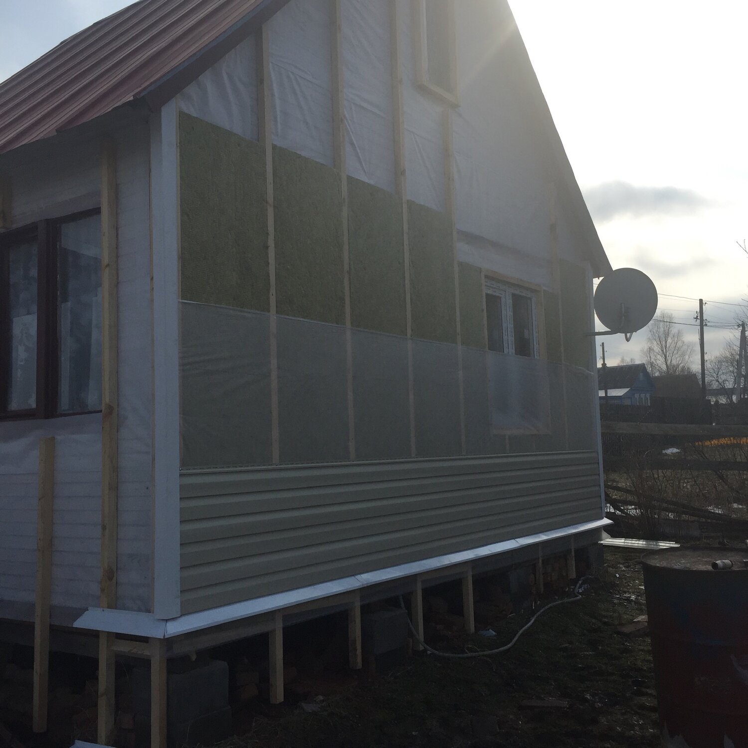 Утепление фасадов