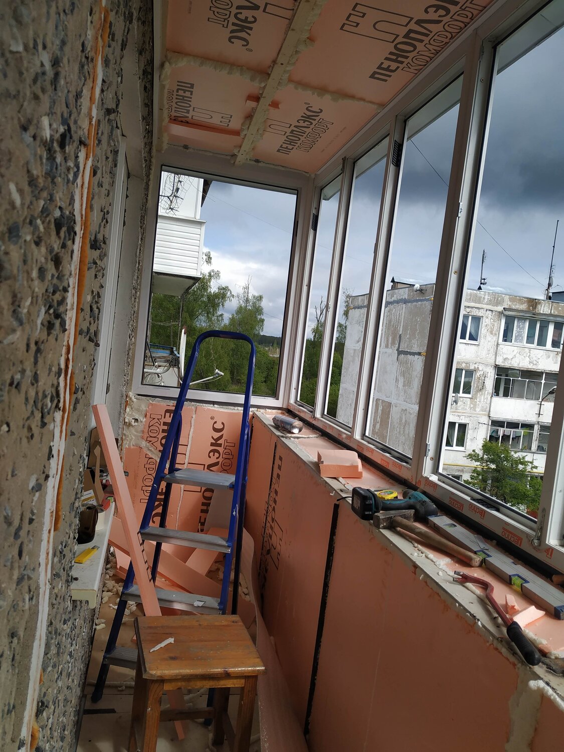 лоджия, балкон и лоджия, балкон в панельном доме, открытая лоджия, большая лоджия