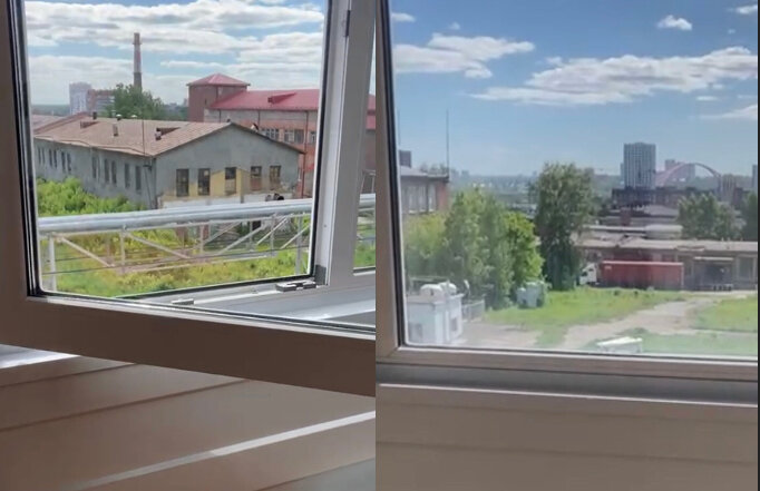 окна, открытое пластиковое окно, пластиковое окно, балкон, из окна