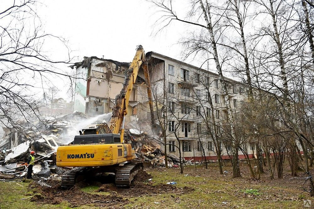 снос, снесенные пятиэтажки в москве, снос хрущевки, снос клину, снос панельного дома