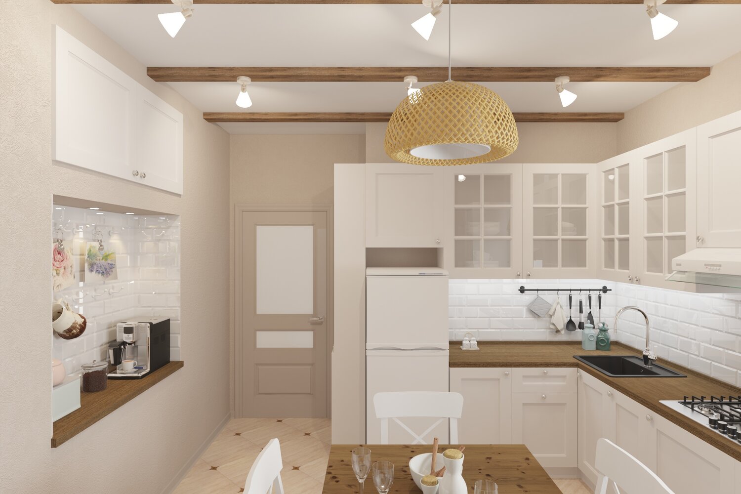 кухня в скандинавском стиле, скандинавский стиль кухня 8 квадратов, дизайн кухни, интерьер кухни, кухня дизайн интерьер