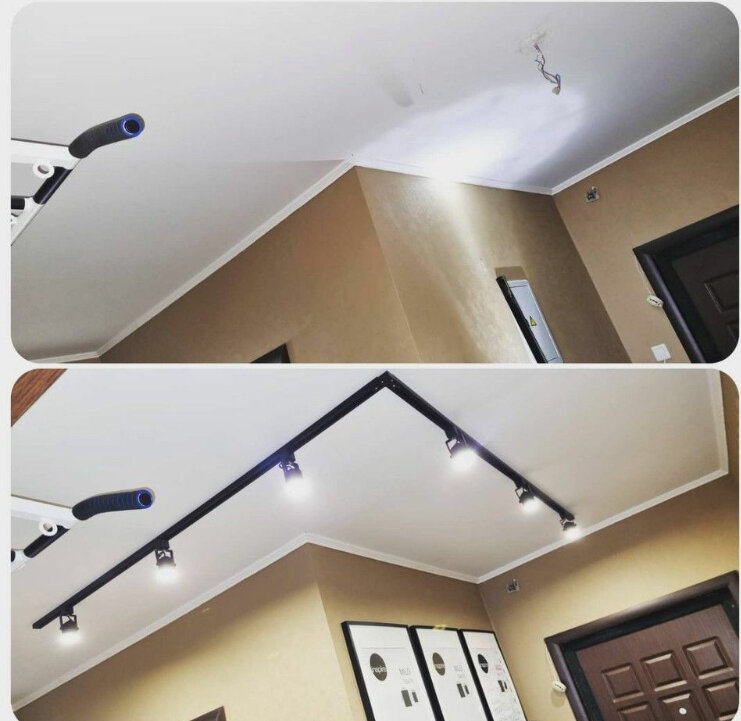 трековые светильники 20w led track light, трековые системы освещения, трековое освещение, потолок, трековые светильники