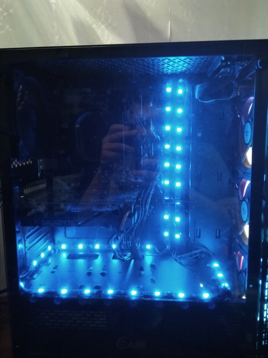 компьютерный корпус gamemax 9503x elysium white/blue, игровой комп, компьютерный корпус, мощный игровой компьютер, мощный пк