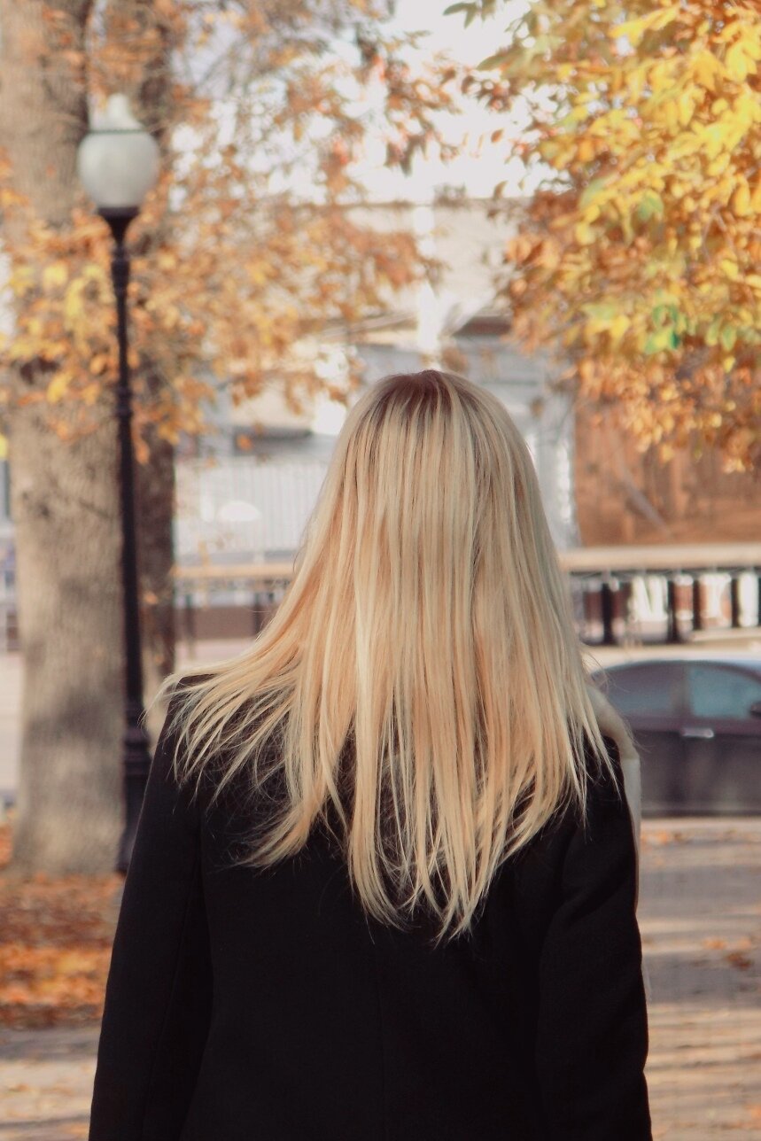 человек, омбре на русые волосы прямые, блондинок, девушка, blond girl