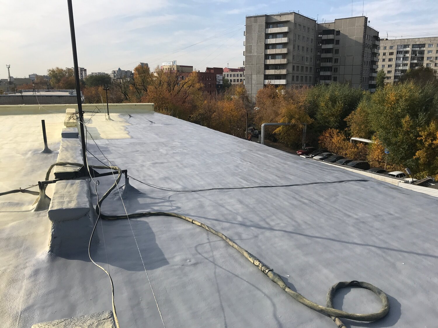 spr_кровля_пвх мембрана_г1, мембранная кровля, кровля, кровля из пвх мембраны, кровля гаража