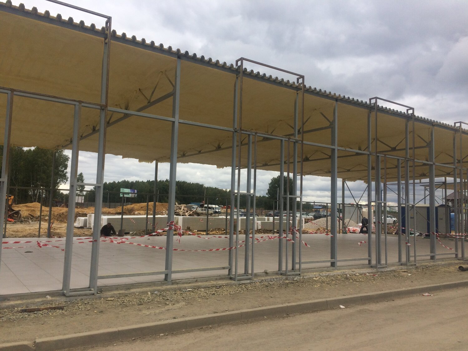 навес для автомойки самообслуживания, навесы промышленные металлические, склад из металлоконструкций, навес для автомойки, мойка самообслуживания