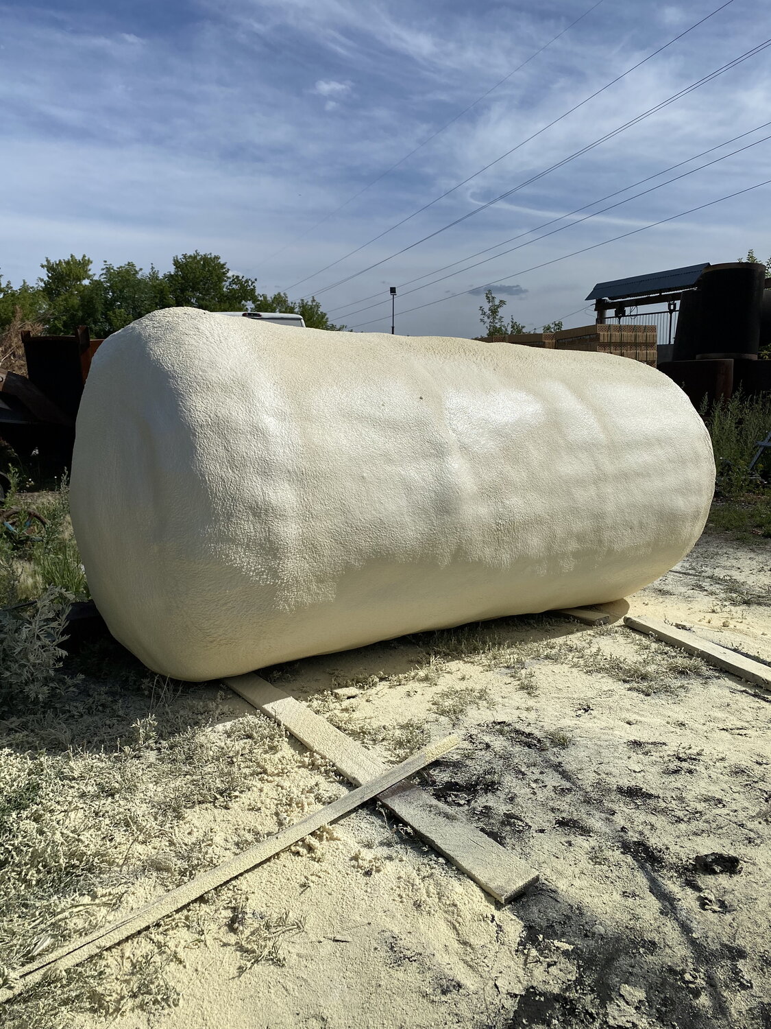 теплоизоляция резервуаров пенополиуретаном, резервуар теплоизоляция пропан, теплоизоляция ппу, теплоизоляция пенополиуретаном, утепление газгольдера пенополиуретаном