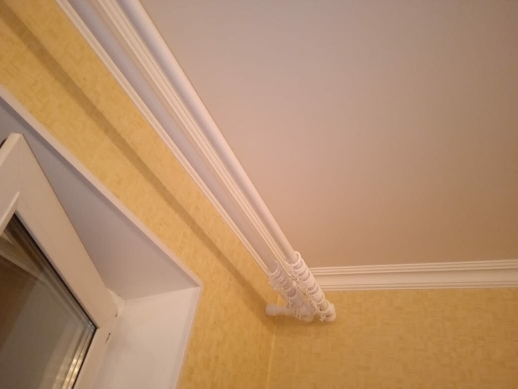 карниз потолочный для штор, карниз потолочный, сушка для белья потолочная на балкон, потолочная сушилка для белья, карниз потолочный 4 метра