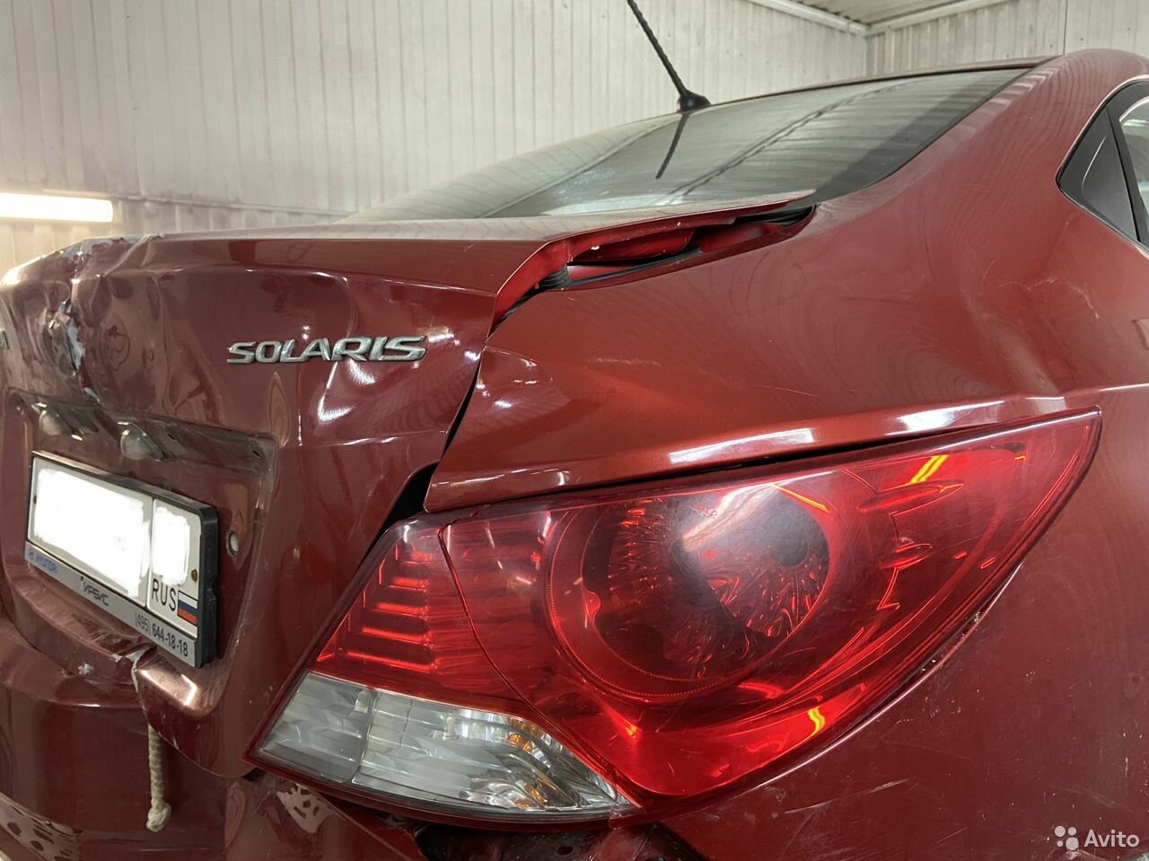 hyundai solaris, спойлер на солярис, слип спойлер на хендай солярис, хендай солярис седан, синий солярис 2017 со спойлером