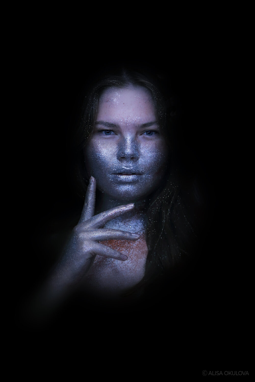 темнота, портрет, sean archer nadya, agata serge модель, портретная съемка