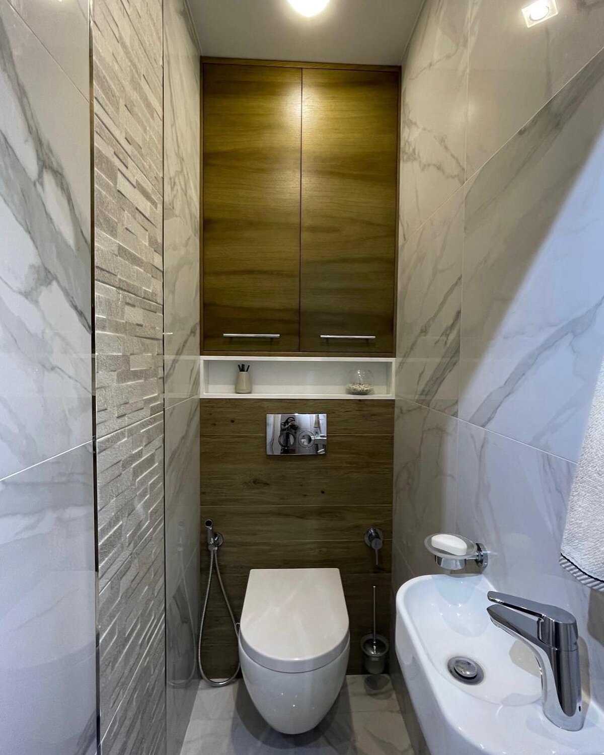 дизайн туалета маленького, дизайн туалета, дизайн интерьера туалета, современный туалет, отделка туалета