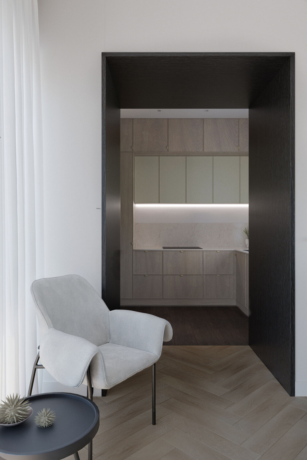 дизайн интерьера, квартира в современном стиле, студия в стиле минимализм, современный интерьер, интерьер квартиры