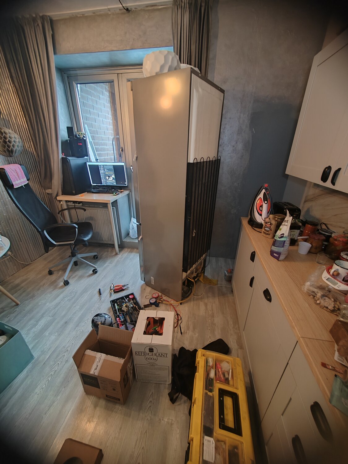 квартира, жилье, студия, мебель, квартира кухня