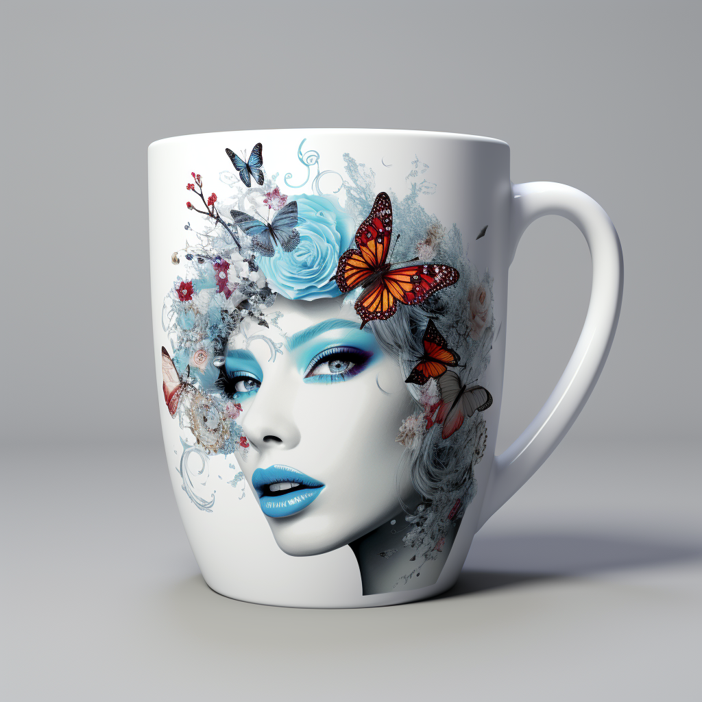 кружка maleficent, кружка, красота, кружка с ручкой, белая кружка