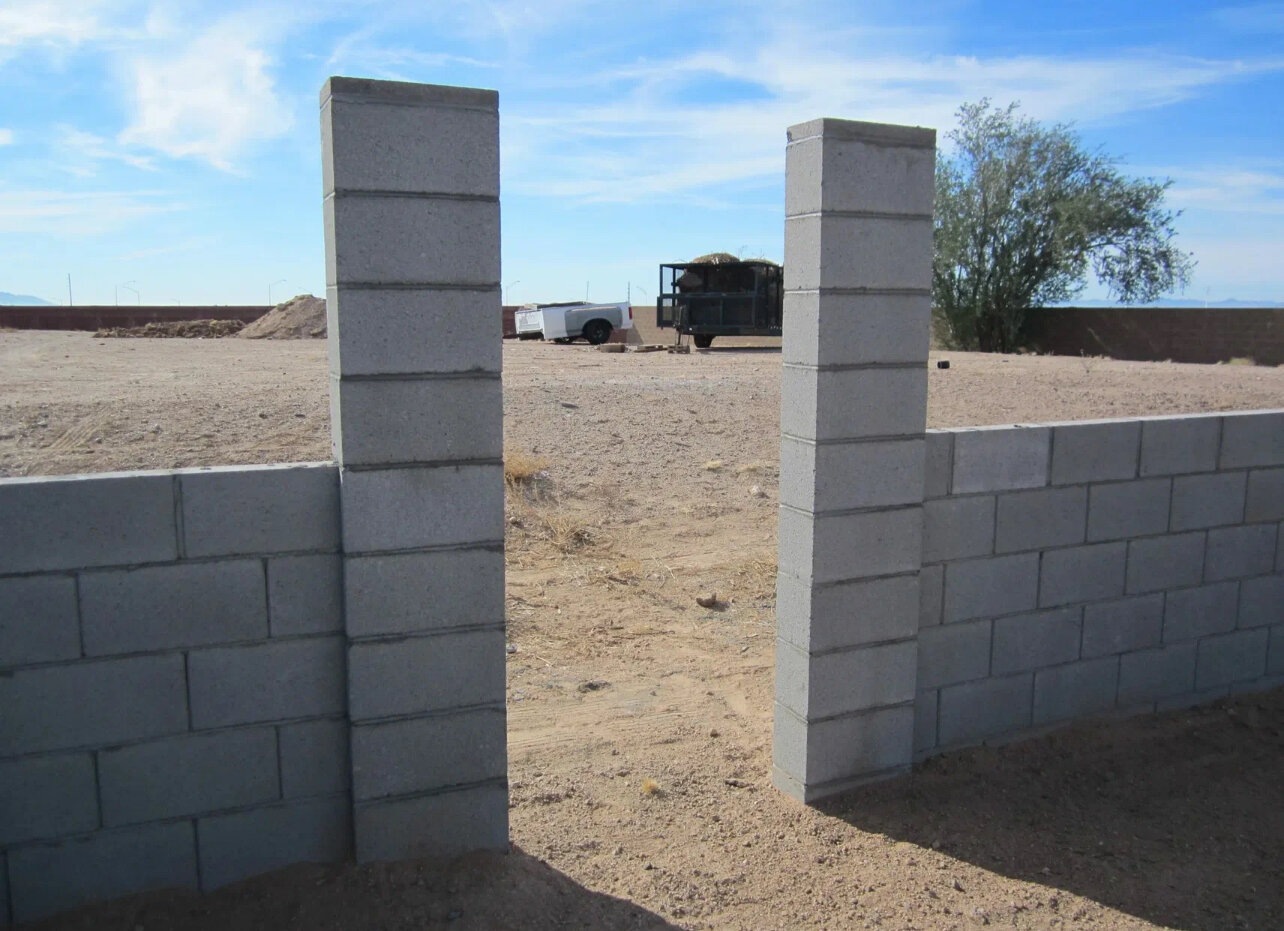 забор из газобетона, забор из керамзитобетонных блоков, шлакоблок деворлар, забор из бетонных блоков, забор из блоков