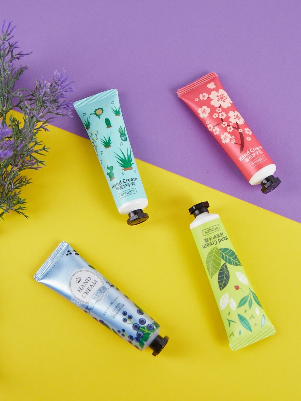 hand cream корейский, корейский крем для рук, крем для рук корея, images набор кремов для рук (5 шт) hand cream 5 luofmiss, крем для рук images