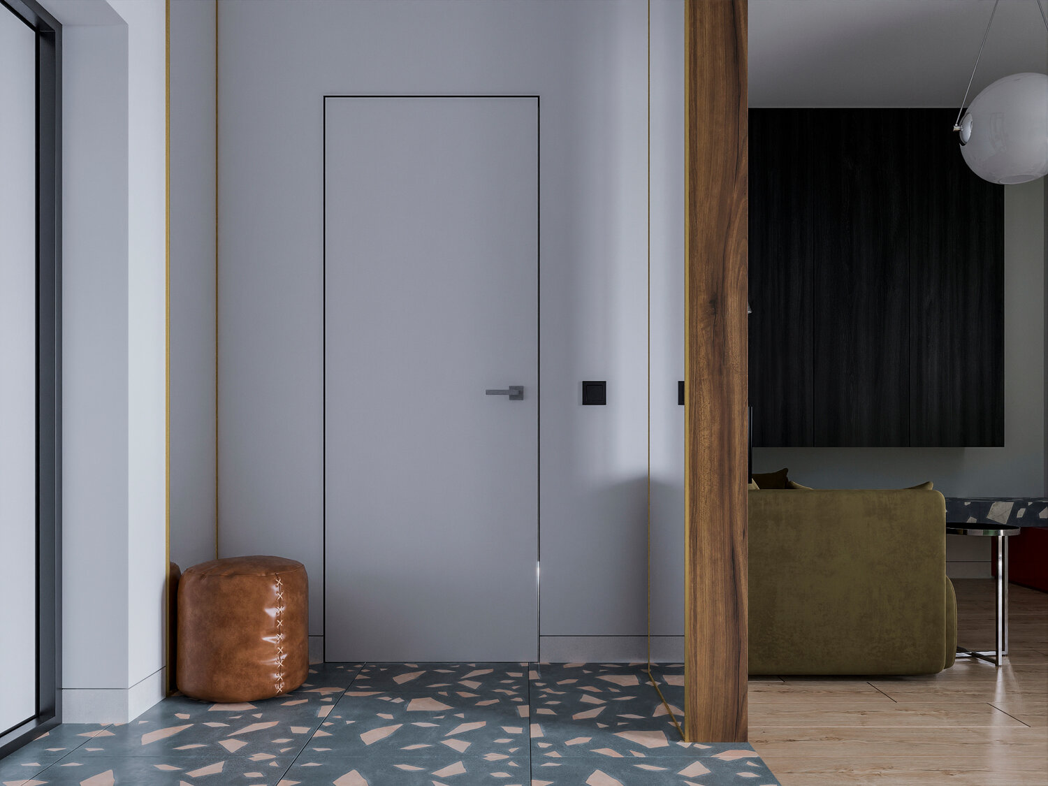интерьер интерьера, дизайн интерьера, интерьер квартиры, скрытые двери в интерьере, интерьер