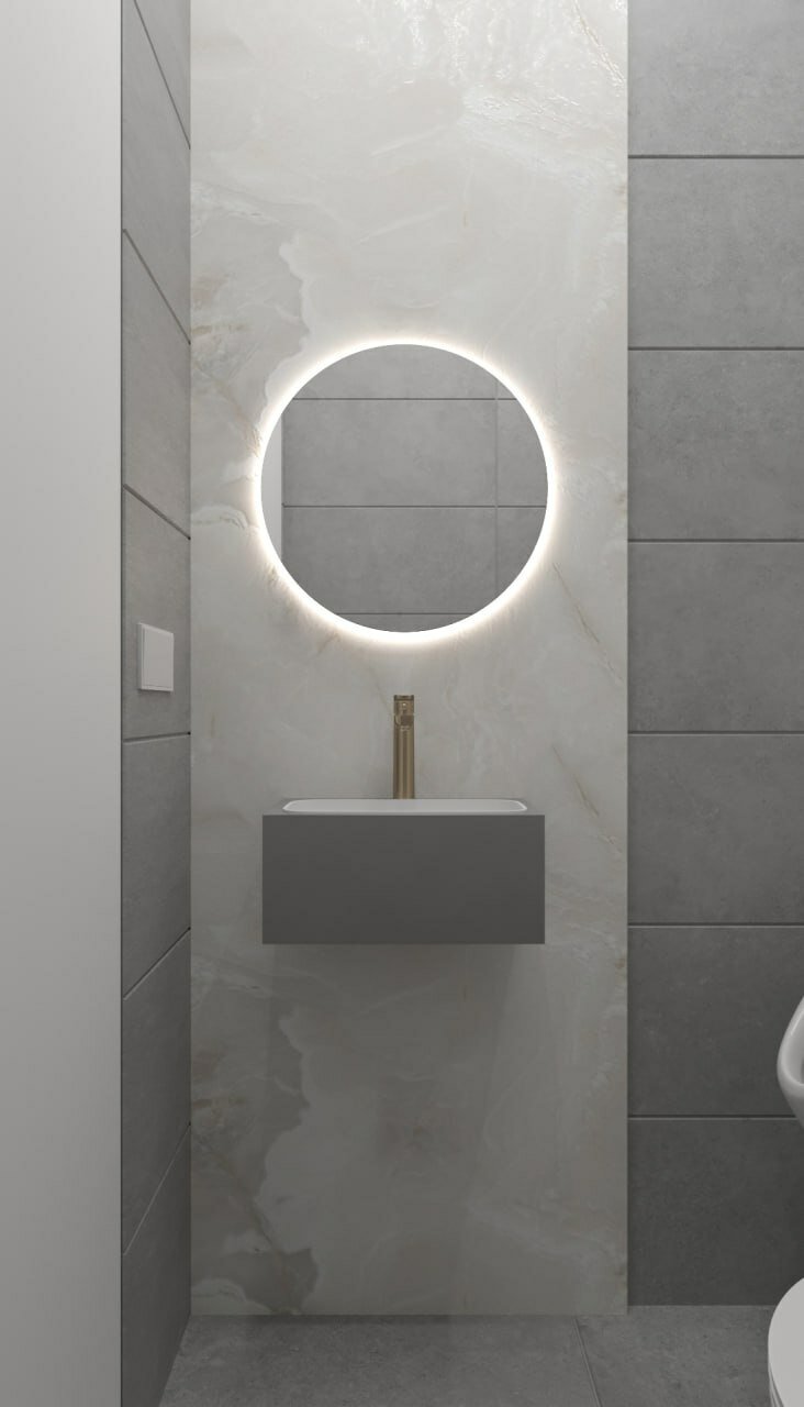 зеркало eclipse smart 80x80 с подсветкой круглое, зеркало с подсветкой vallessi 550, ванная комната, зеркало для ванной, зеркало в ванную