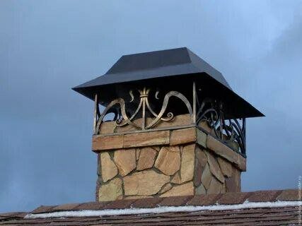 дымник на трубу, кованый колпак на дымоход, дымник флюгарка, дымник, дымник флюгарка ковка