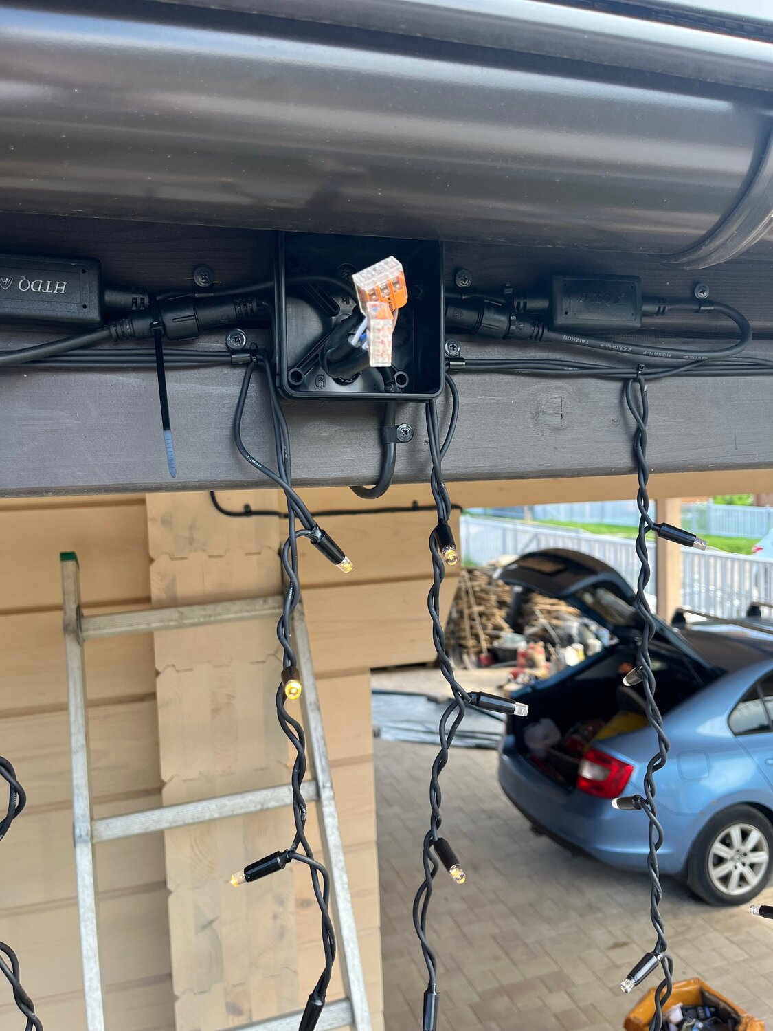 thule boxlift, крепление для уличнойгерлянды, багажник тигуан, гирлянда под навесом, volkswagen tiguan 2021 регистратор