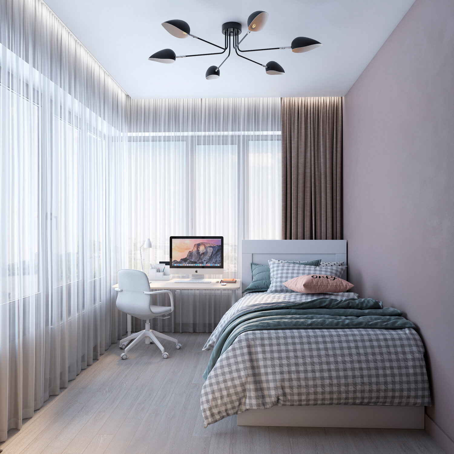 интерьер маленькой комнаты, интерьер спальной, комната для девочки в светлых тонах, комната для девушки в современном стиле дизайн, интерьер комнаты для девушки в современном стиле