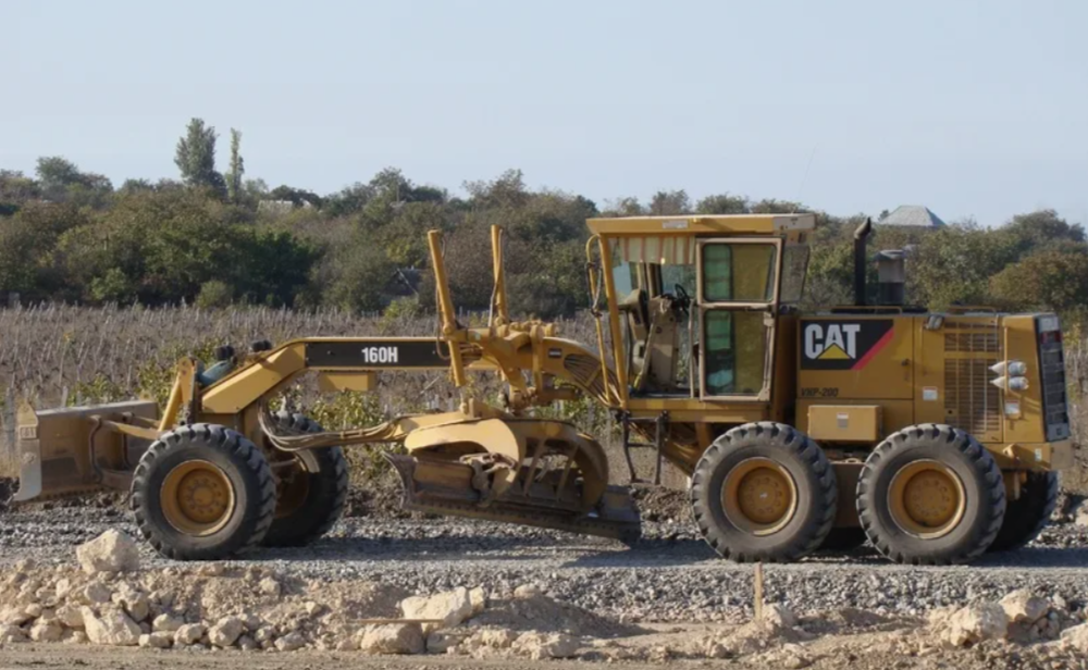 грейдер катерпиллер, автогрейдер, грейдер, грейдер cat, caterpillar 160h