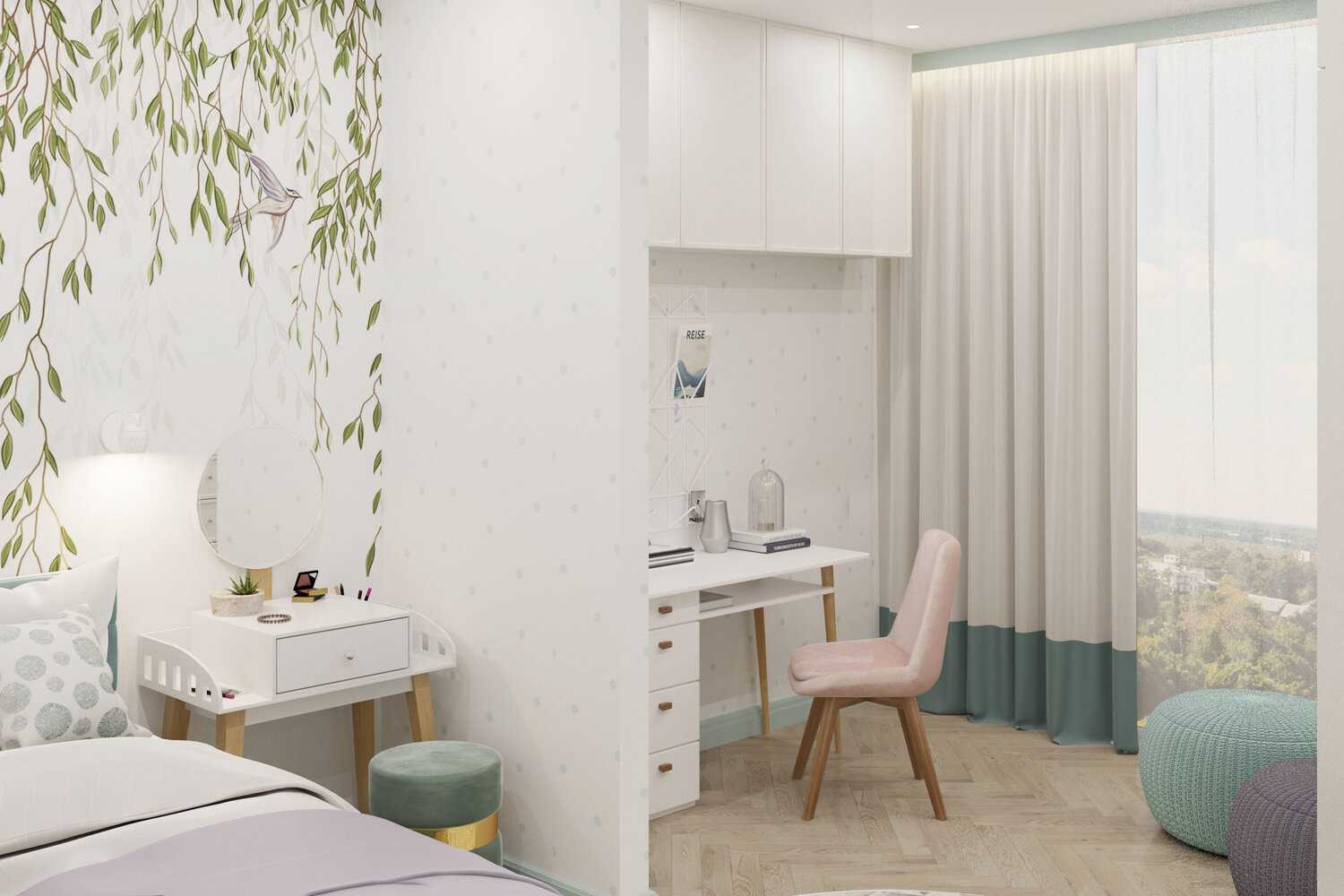 обои rasch freundin, rasch арт. 437102, детская комната, дизайн интерьера, обои 436808 rasch freundin