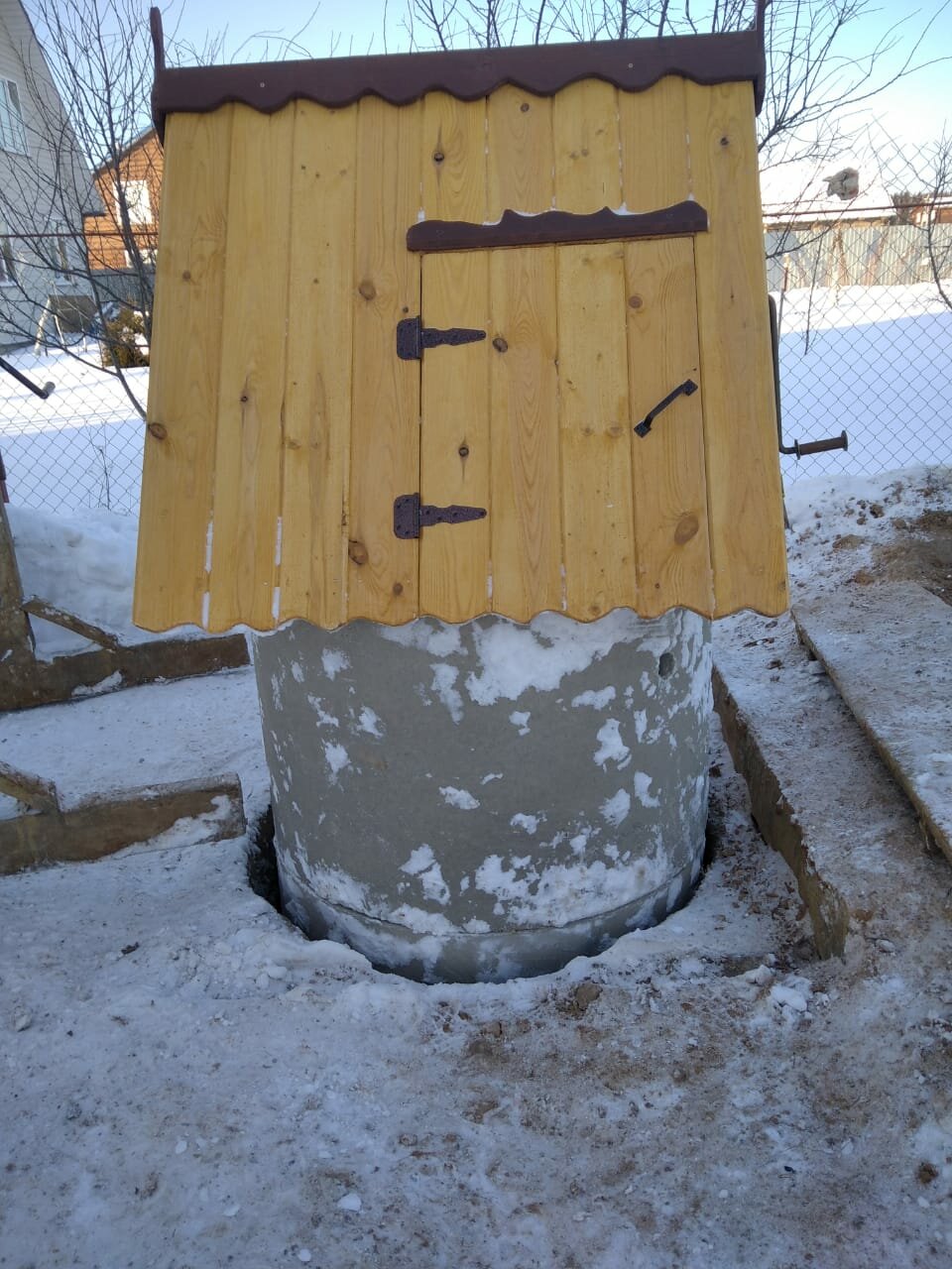 колодец, домик на колодец, русский колодец, зимний колодец, защита колодца