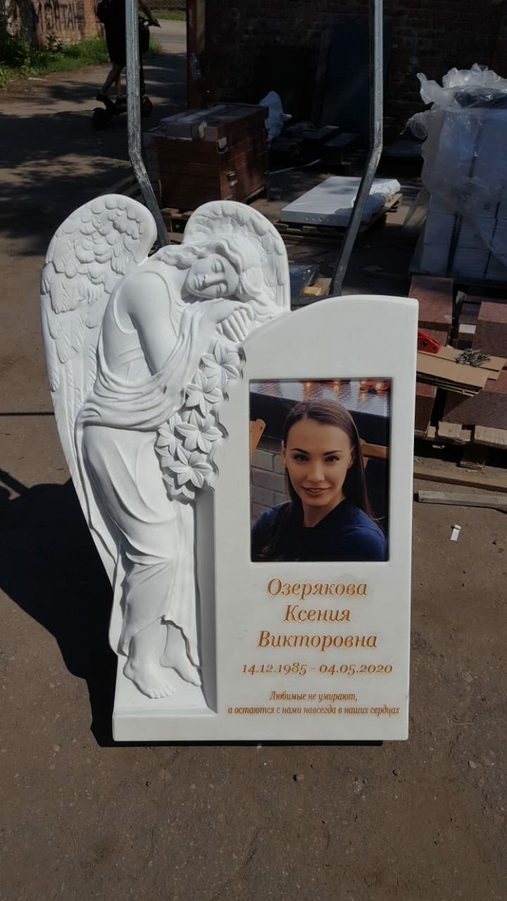 мраморный памятник, памятники из мрамора, ангел памятник, памятник девушке из мрамора на кладбище, памятник с ангелом на могилу