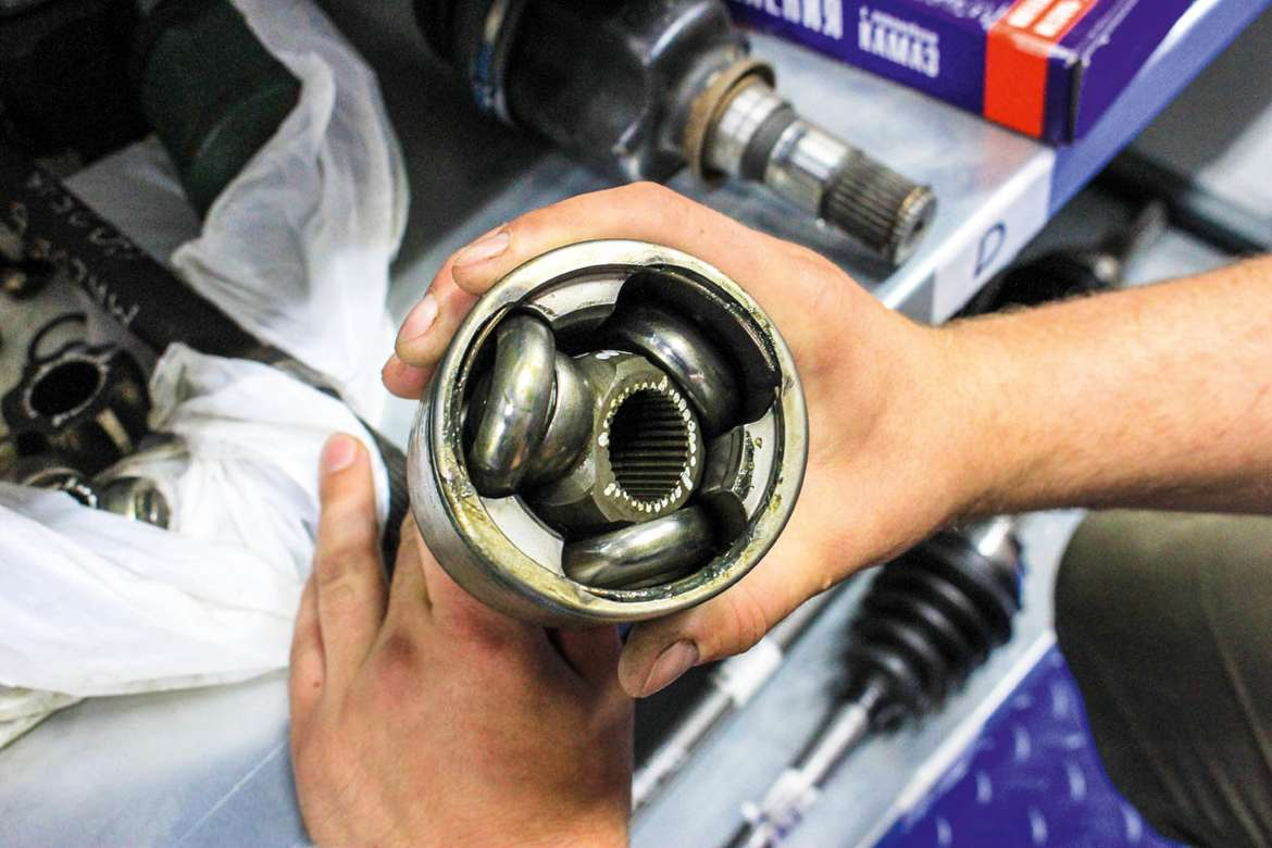 шрус, внутренний шрус, смазка для трипоидного шруса, внешний шрус, признаки неисправности внутреннего шруса