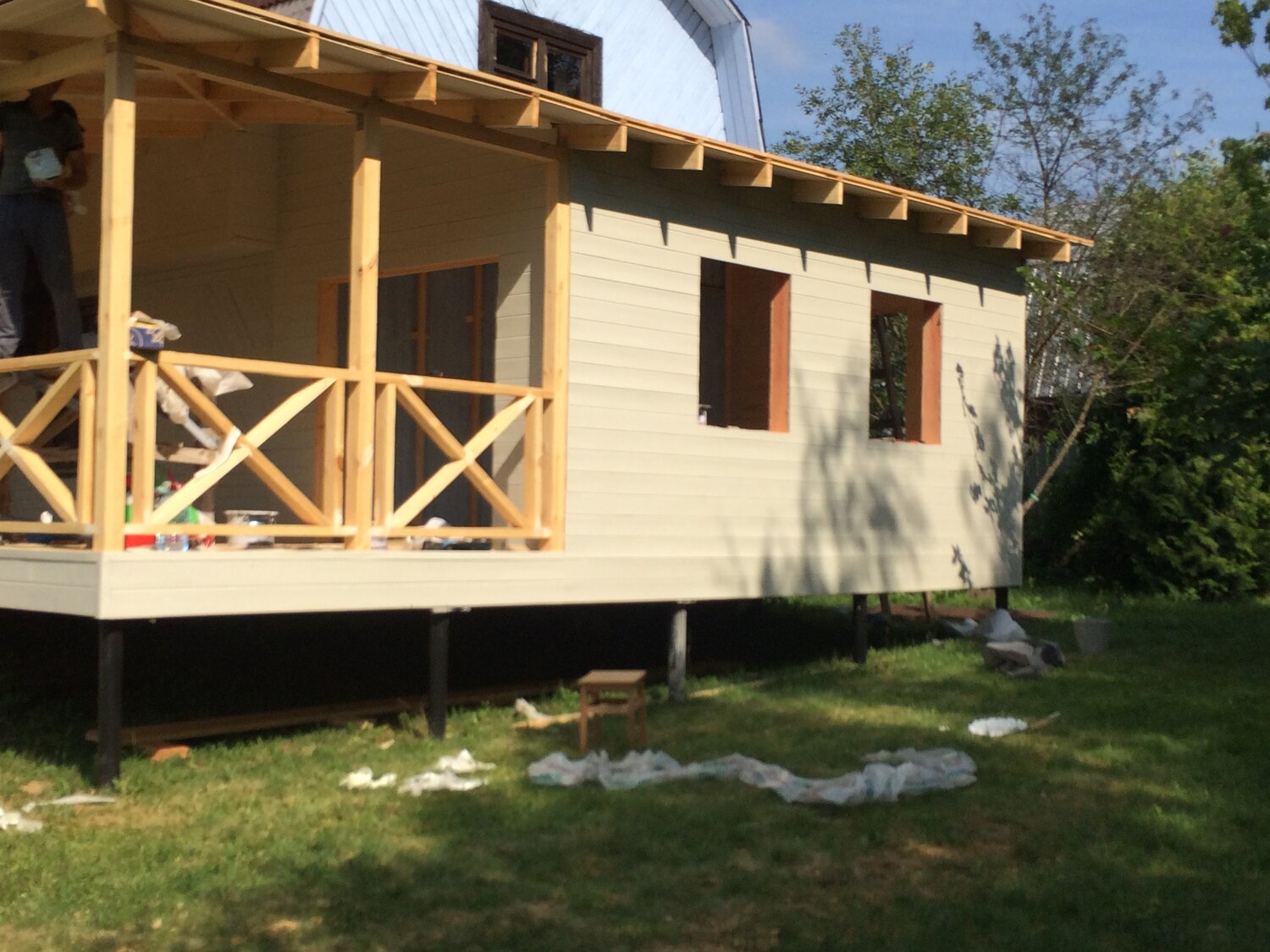 Строительство пристройки к дому