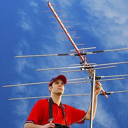 телевизионная антенна для дачи, установщик антенн, антенна, телевизионная антенна, всеволновая тв антенна своими руками