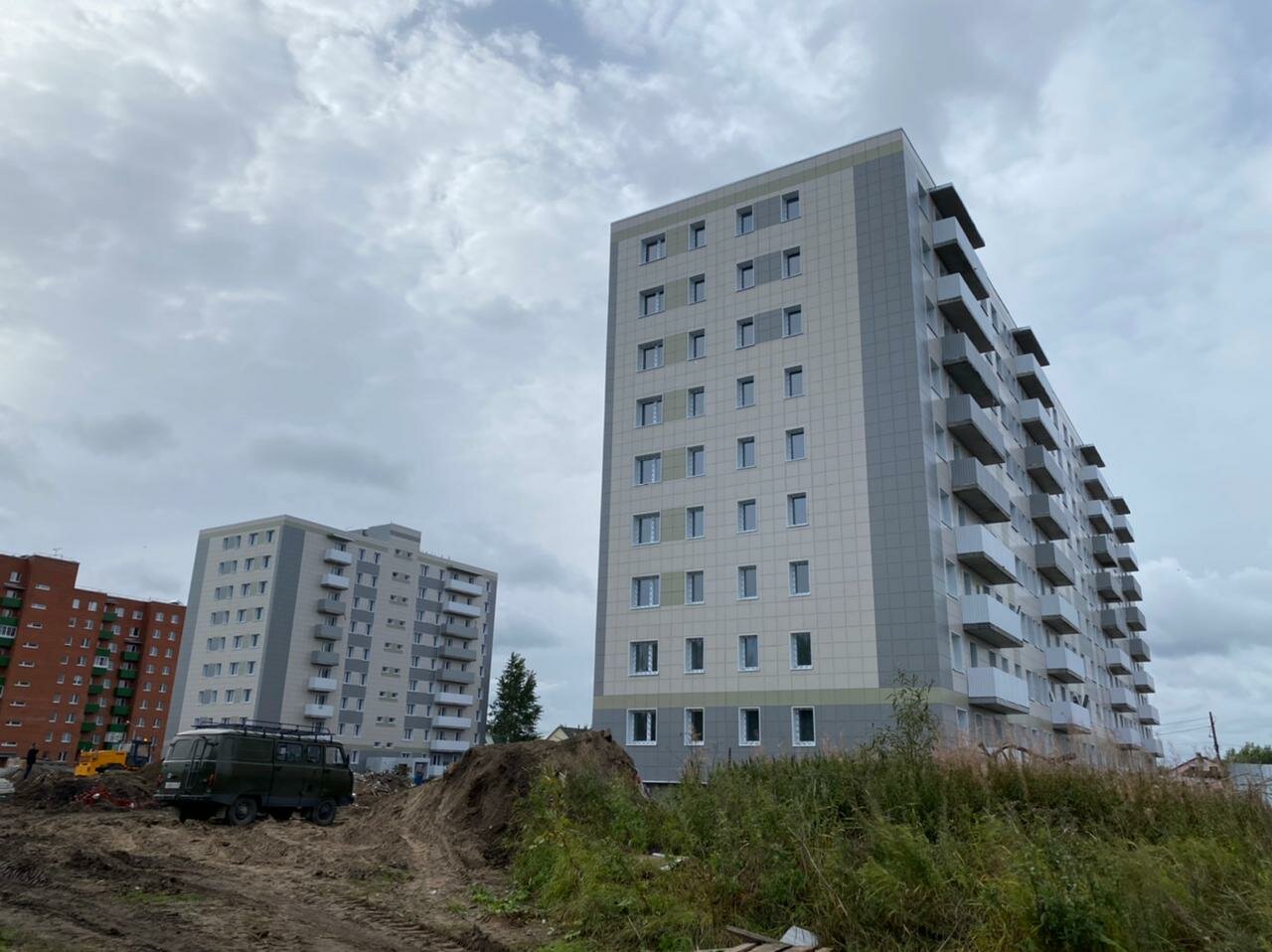 жилой комплекс, строится дом вологда, ход строительства, улица, жилье