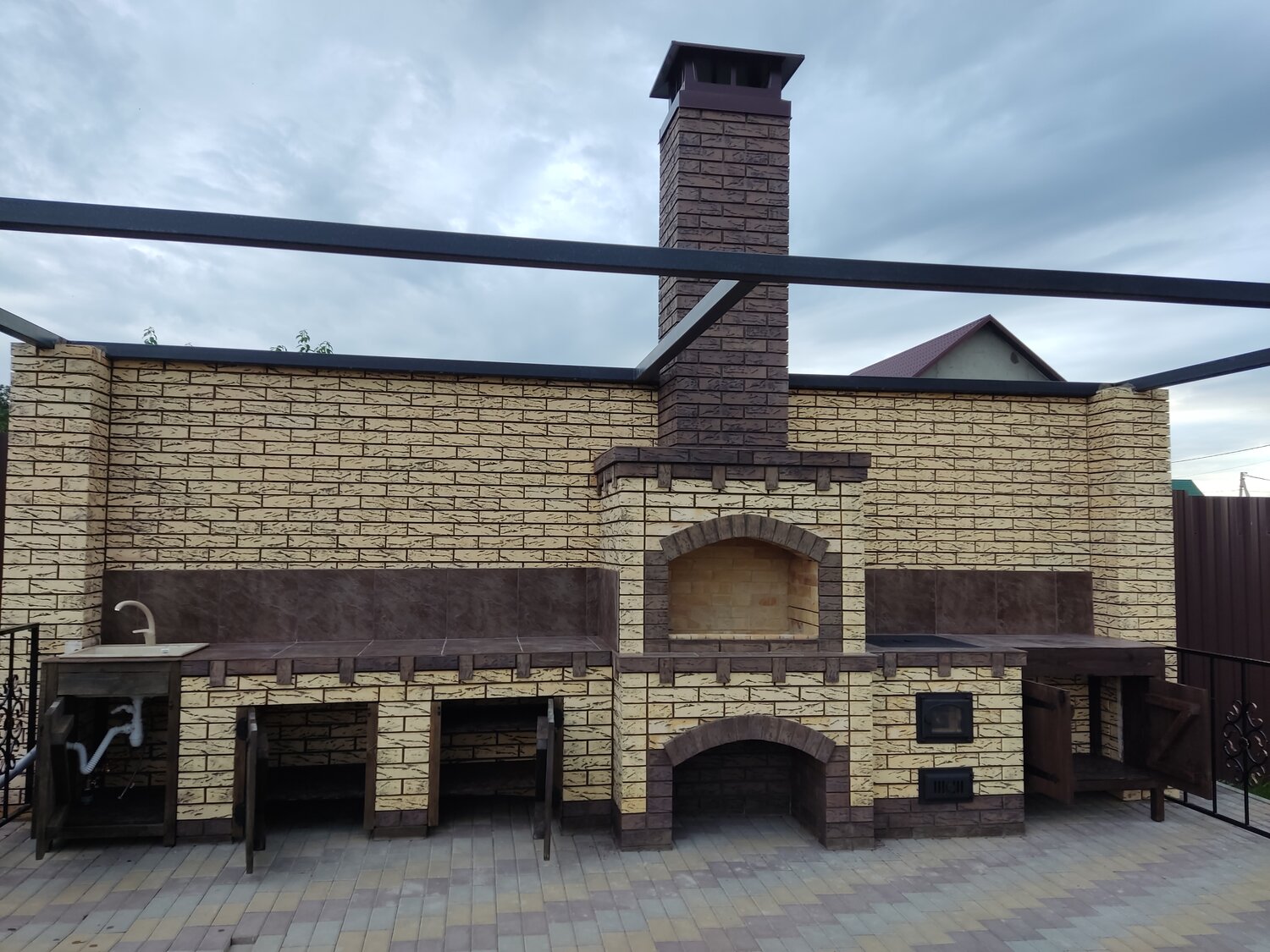 комплекс барбекю, печь барбекю, барбекю комплекс мангал тандыр помпейская печь, мангал барбекю, помпейская печь с мангалом и тандыром