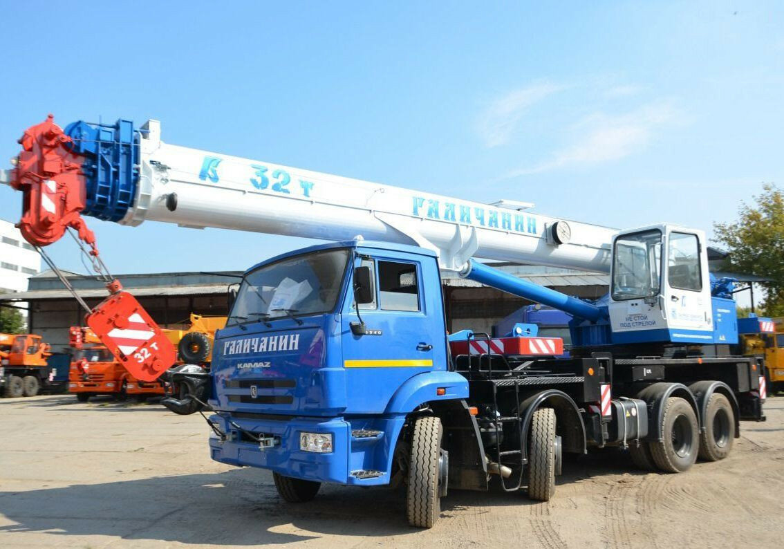 галичанин 32т маз, автокран камаз, автокран 32 т, автокран галичанин кс-55729-1в, автокран кс-55729-1в
