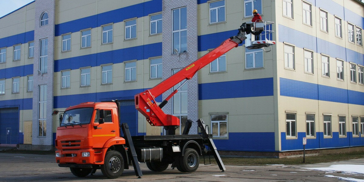 автогидроподъемник 659118 на шасси камаз, автогидроподъёмник т322 камаз, автовышка камаз, манипулятор на базе камаза, автогидроподъемник камаз 43253