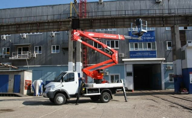 автовышка socage 314, автовышка газ, автовышка газель, автовышка агп, автовышка socage daj-332