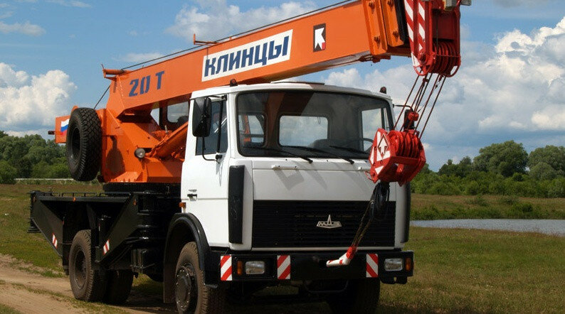 автокран маз, автокран клинцы, автокран камаз 20т клинцы, автокран маз кс-45719-5а, автокран клинцы 25 тонн