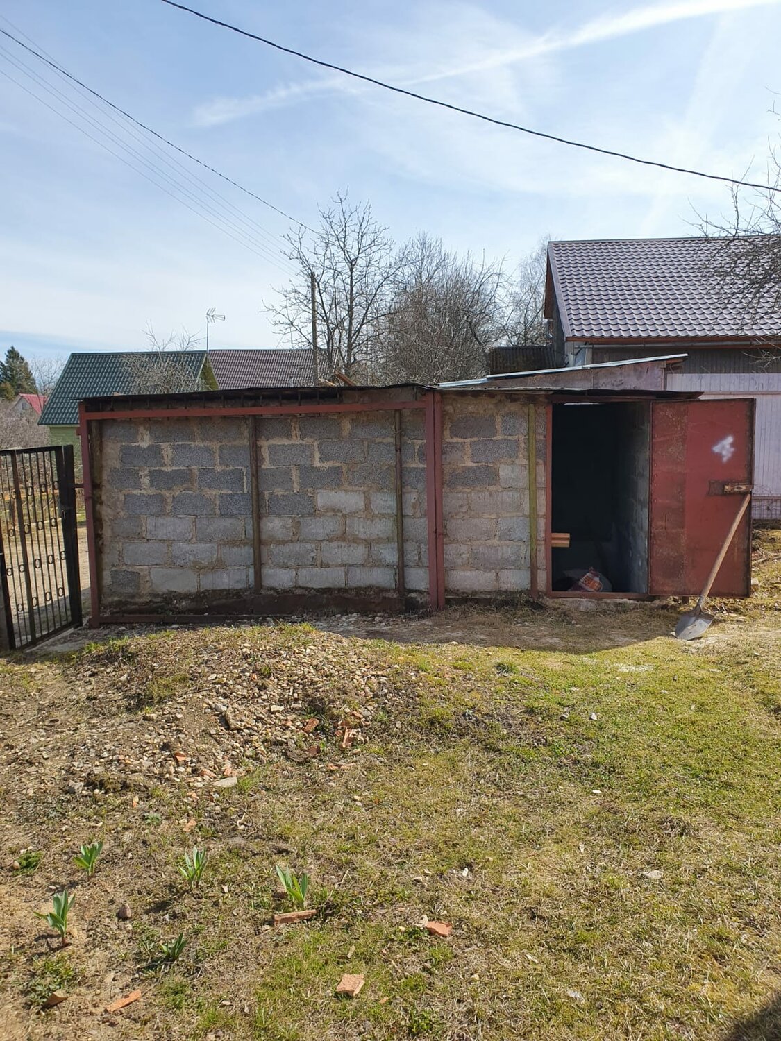 участок, дом дача, кирпичный гараж, дача, недвижимость