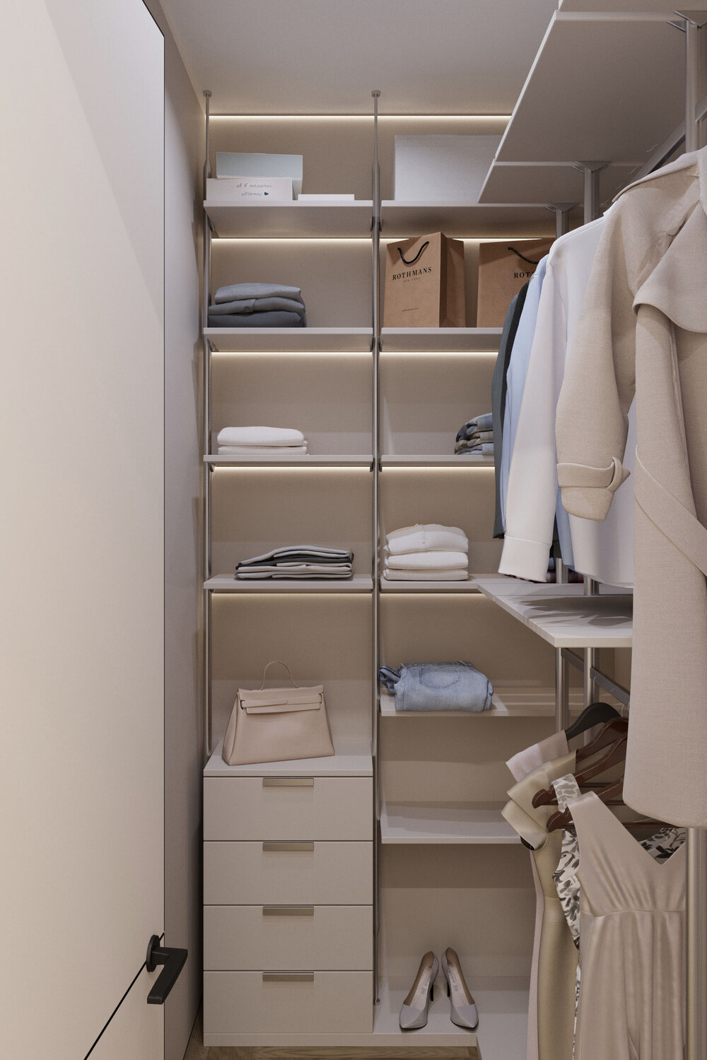 дизайн гардеробной, гардеробная дизайн, гардеробные системы, гардеробная, проект гардеробной